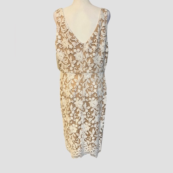 NWT  EMMA STREET Sz 14 sleeveless sequined sheath dress - Picture 2 of 7